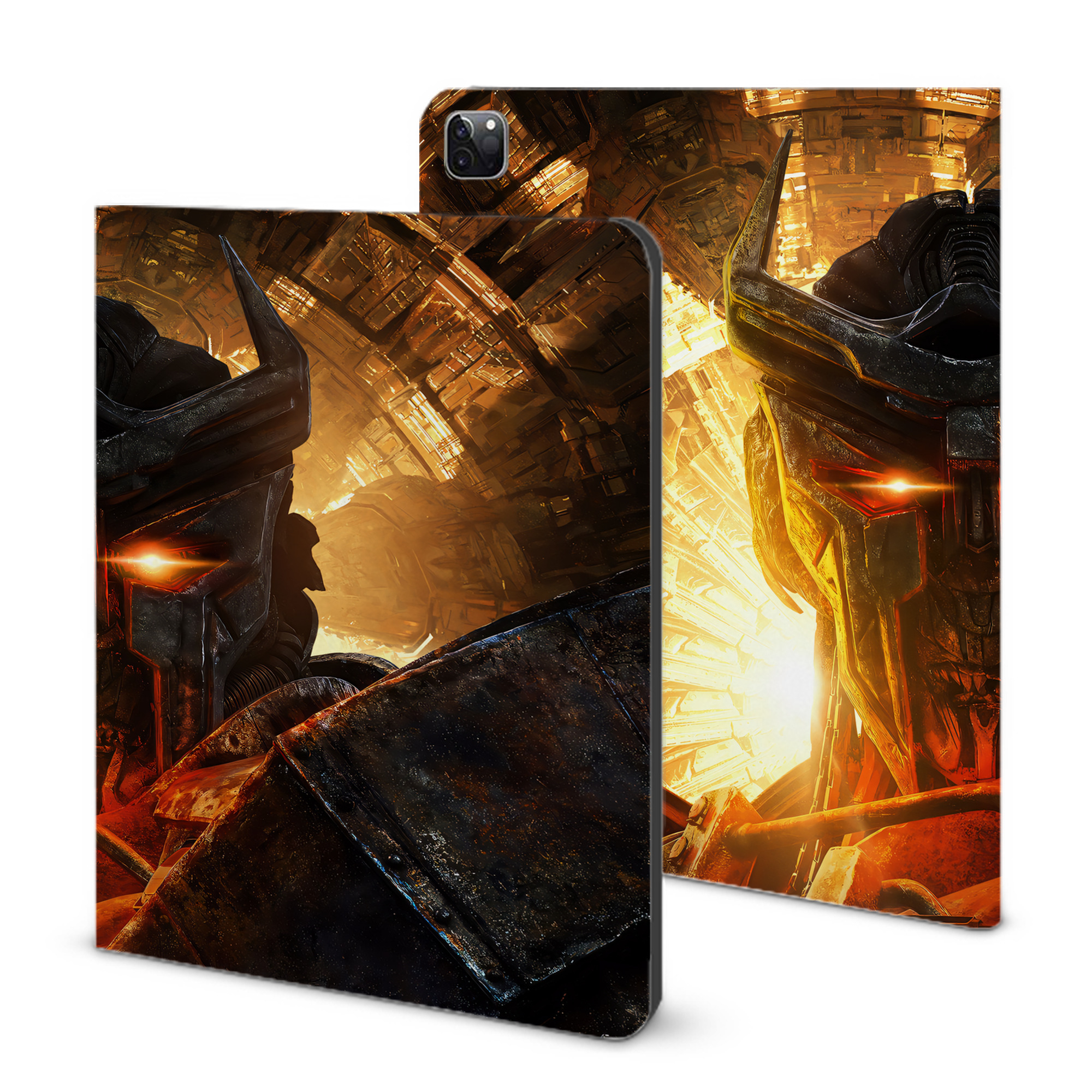 （画像用） Transformers トランスフォーマー IPad ケース ブック型 PUレザー TPU 耐衝撃 軽量 薄型 ペン収納なし 全面保護 IPad 各モデル対応